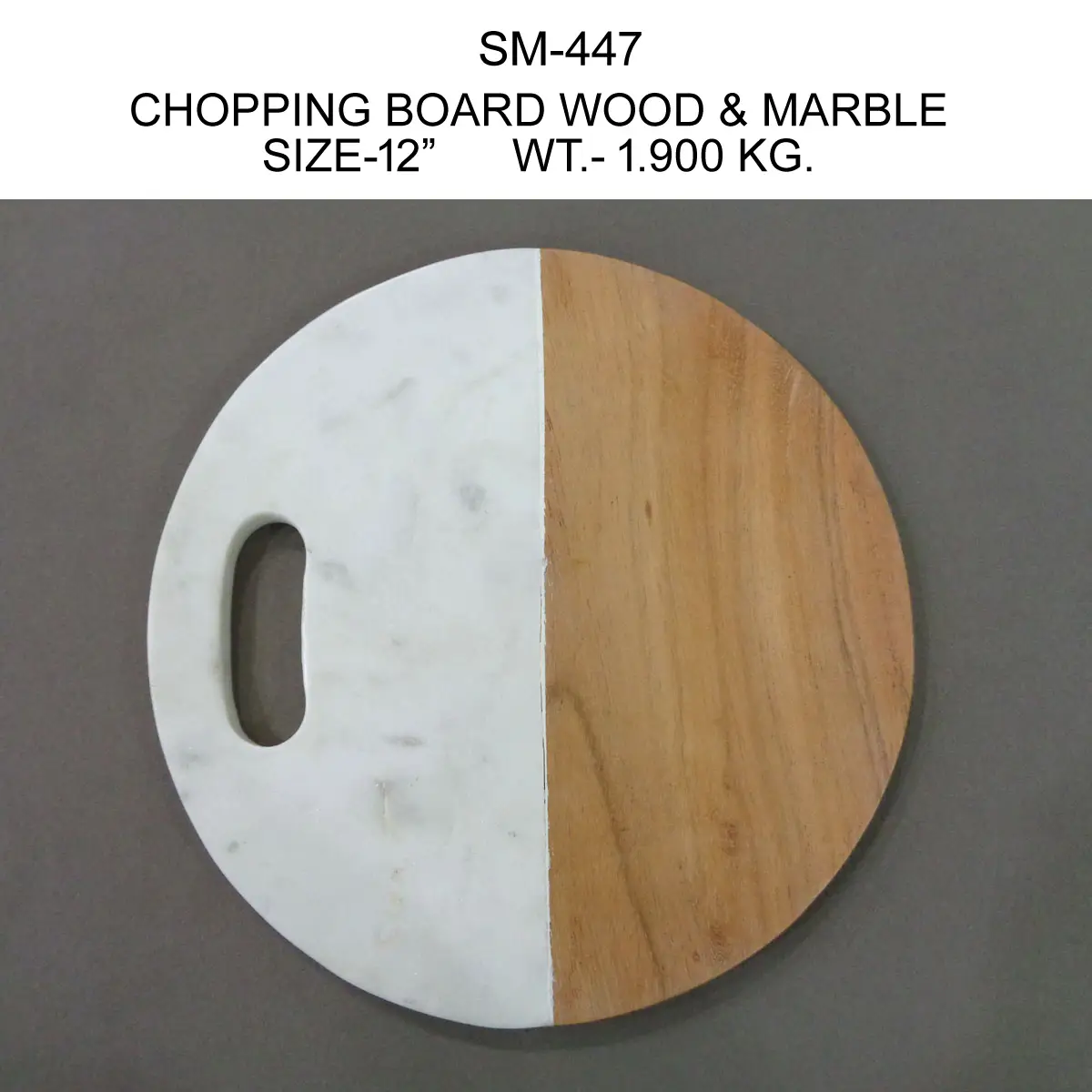 CHOPPING BOARD WOOD & MARBLE